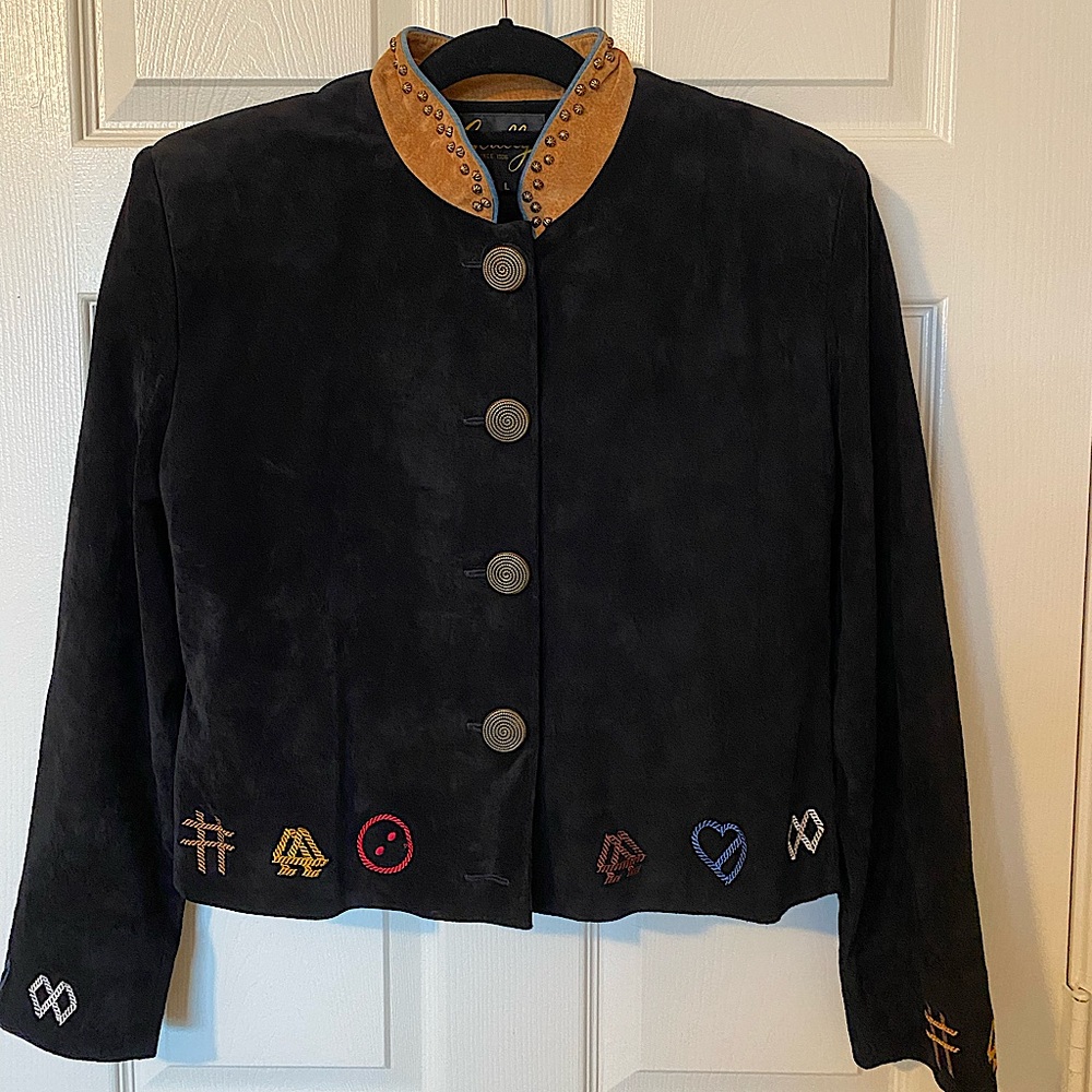 Vintage Scully black suede jacket
